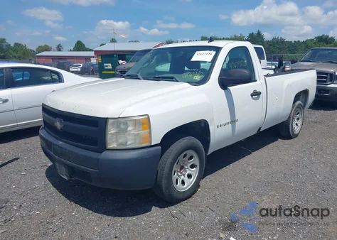 2007 Chevrolet Silverado Work Truck из США, поврежденный, VIN 1GCEC14X27Z616363
